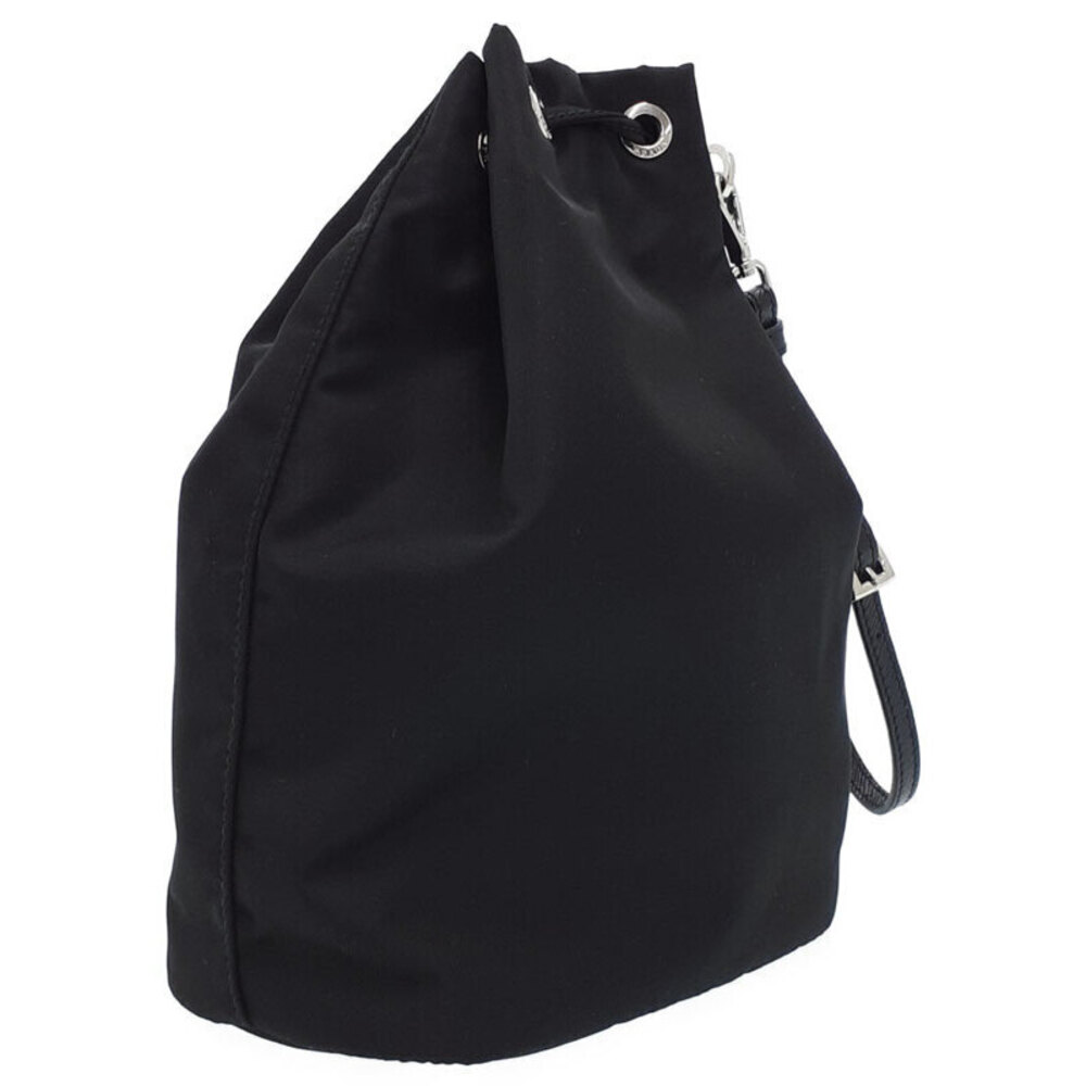 Prada ReNylon Pouch drawstring wristlet Clutch Black - Picture 2 of 9